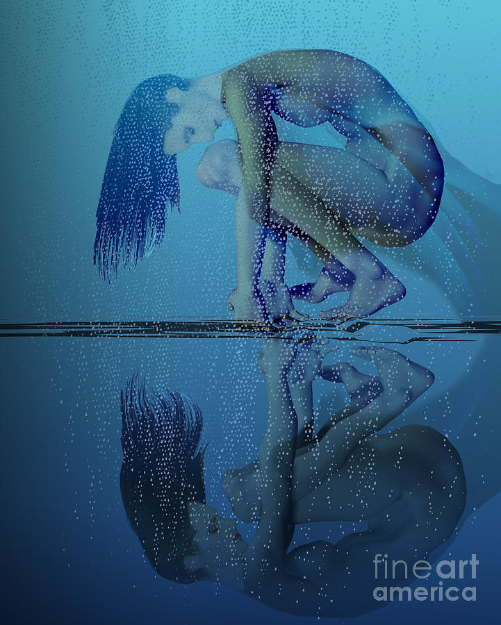 Waterimaging Digital Art by Angelika Drake