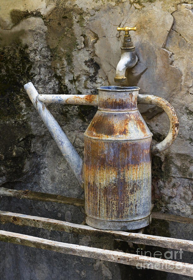 Watering Can Photograph - Watering Can by John Shaw