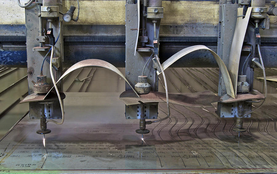 Waterjet Cutter Photograph by Michael Peychich