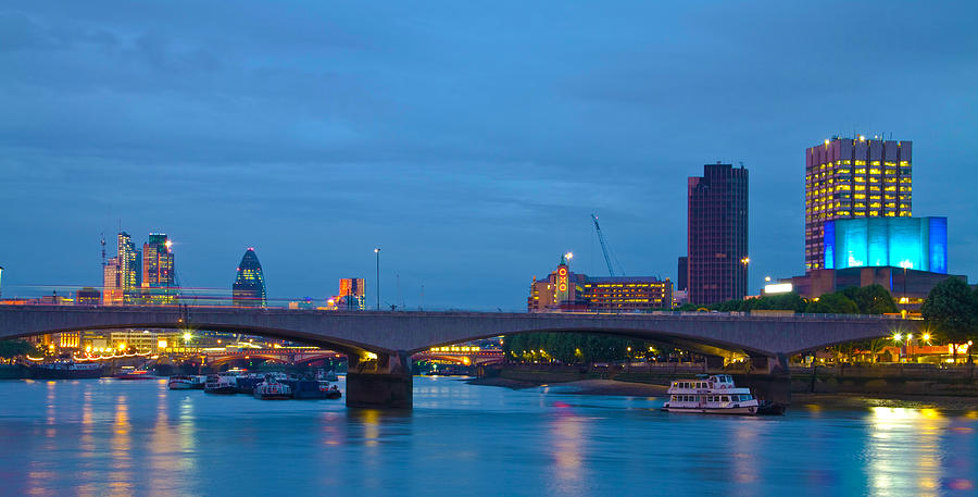 Waterloo  Bridge St Pauls London Photograph