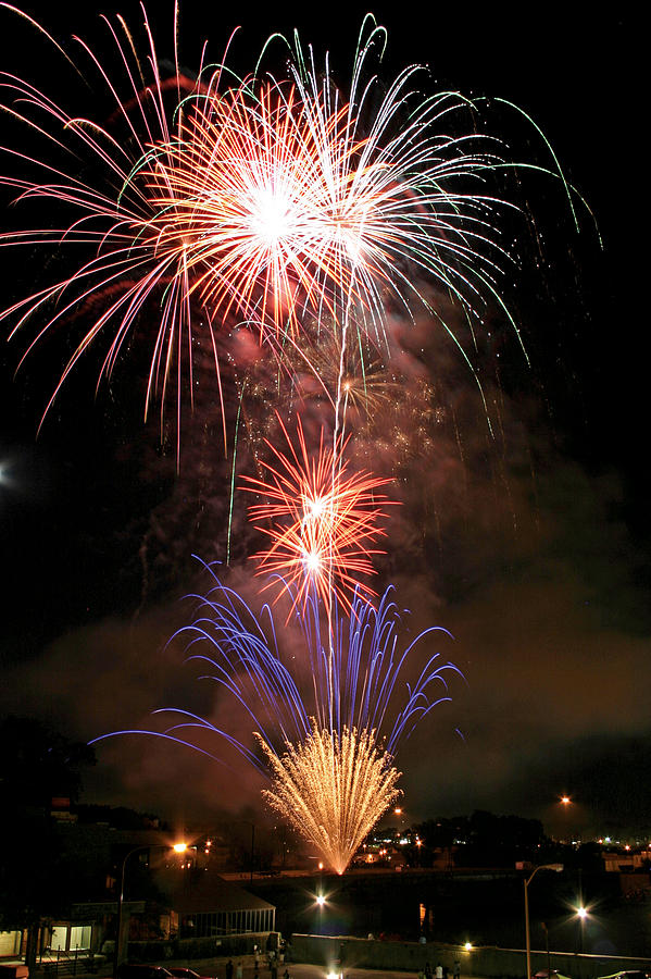 Waterloo Fireworks Photograph by Christopher McKenzie
