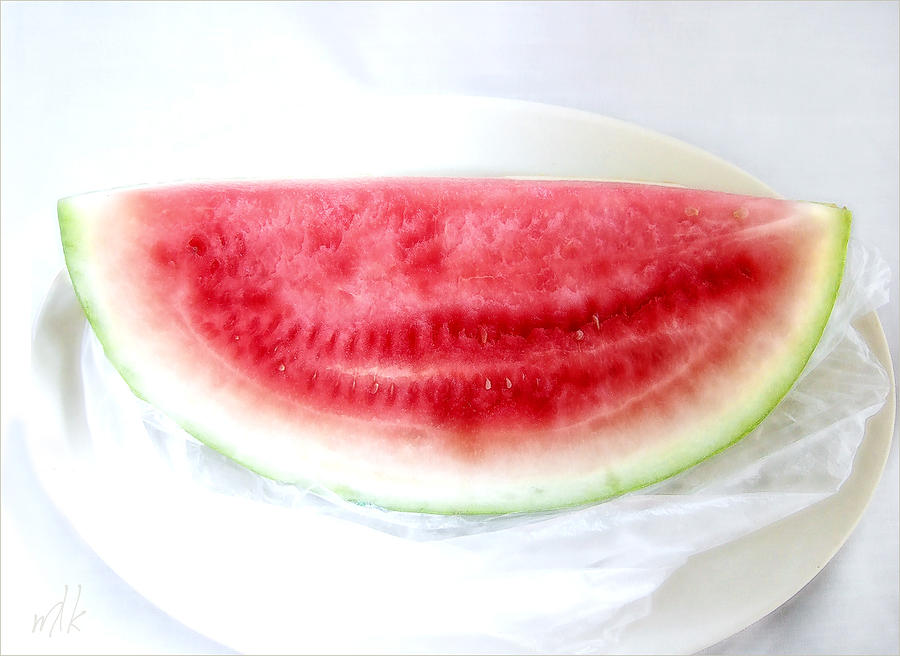 Watermelon Summer Photograph by Louise Kumpf