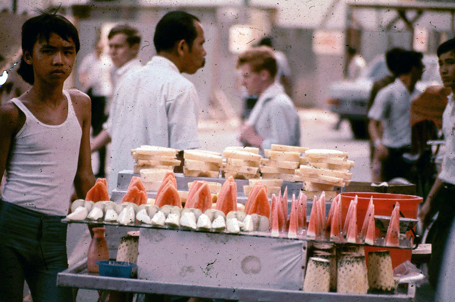 Watermelon Vendor Photograph by John Warren