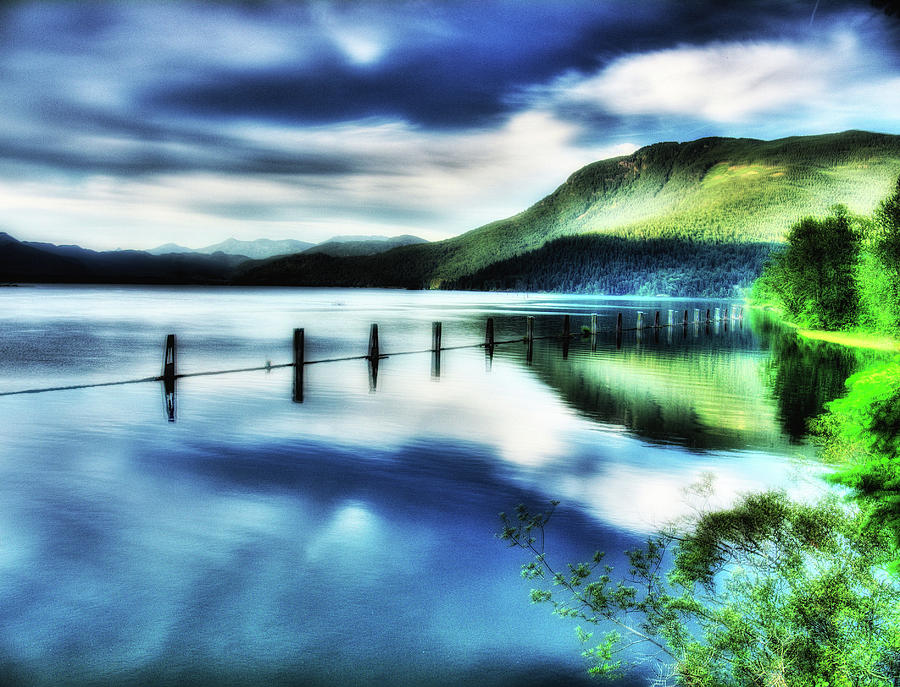 Waters Edge On The Harrison River British Columbia Photograph by Lawrence Christopher