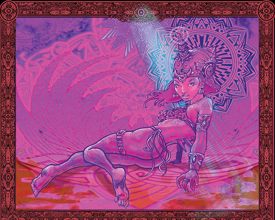 Waters Of Initiation Mixed Media by Thomas Ambrose DENNEY Waters Of Initiation Mixed Media by Thomas Ambrose DENNEY