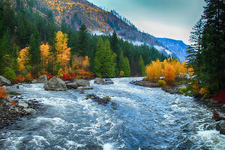 Waters Of The Tumwater Canyon Photograph by Lynn Hopwood