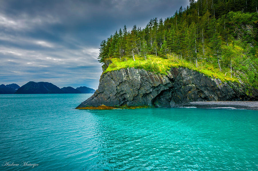 Waterside Rock Formation Photograph by Andrew Matwijec
