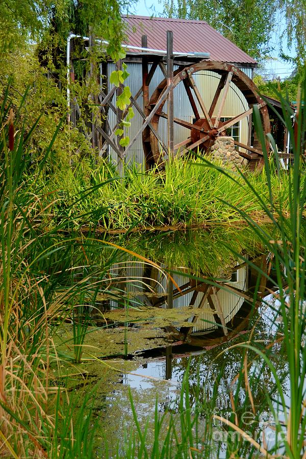 Waterwheel Reflection Photograph by Patrick Witz