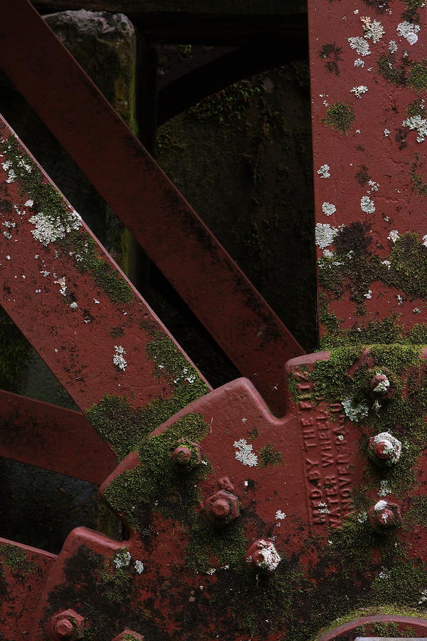 Waterwheel Up Close Photograph by Daniel Reed