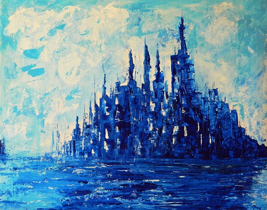 Waterworld Painting by Everette McMahan jr