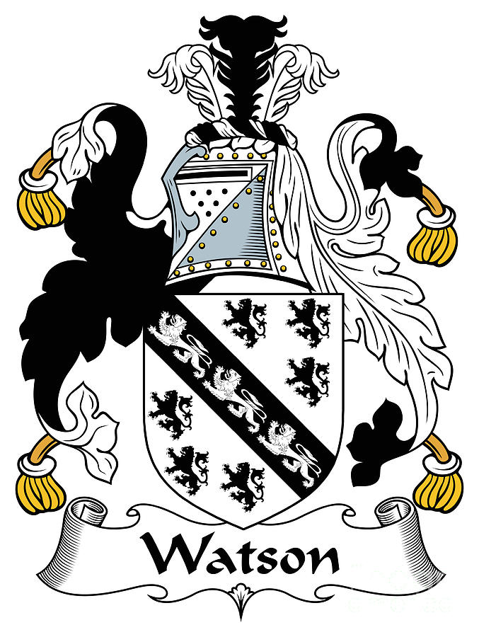 Watson Coat of Arms Irish Digital Art by Heraldry - Pixels