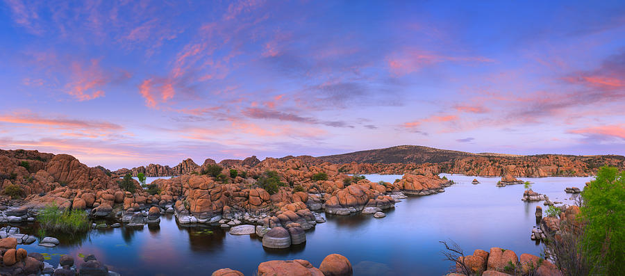 Watson Lake in Prescott - Arizona Photograph by Henk Meijer Photography