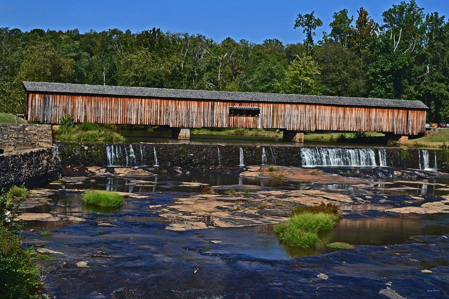 Watson Mill Covered Bridge Photograph by George Bostian