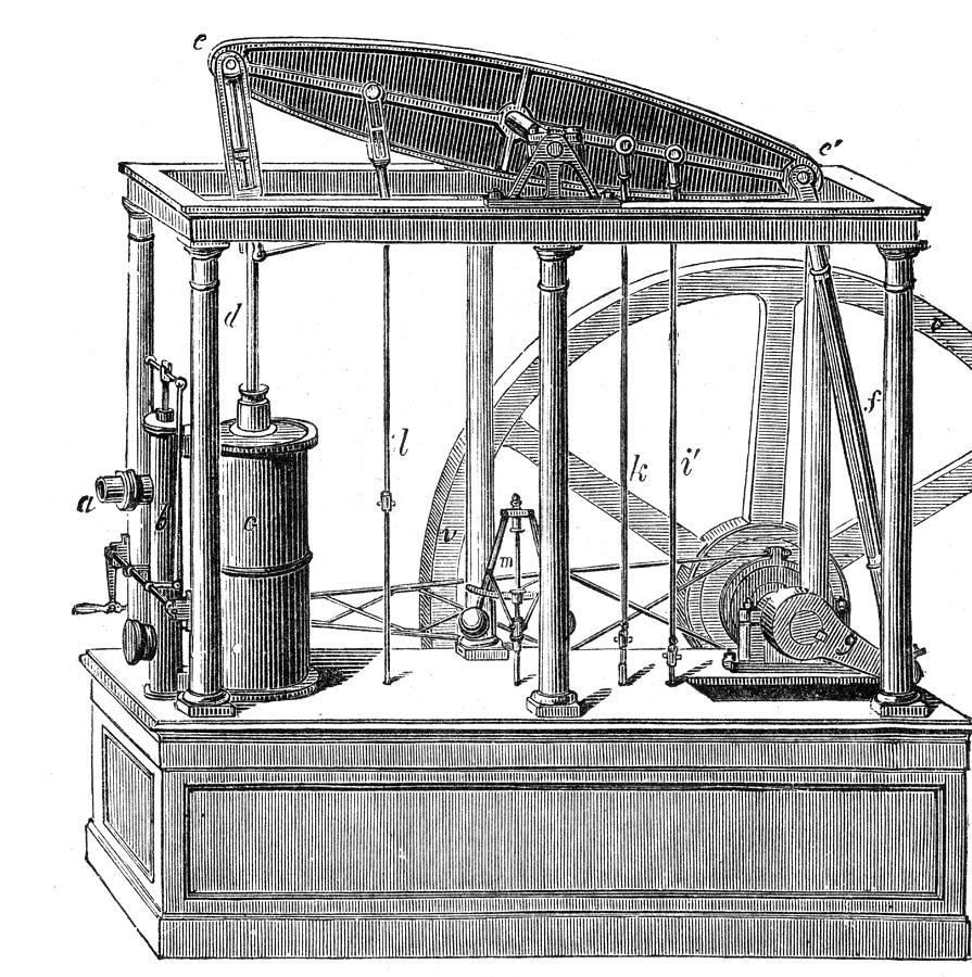 Watt Steam Engine, 18th Century Photograph by Science Source