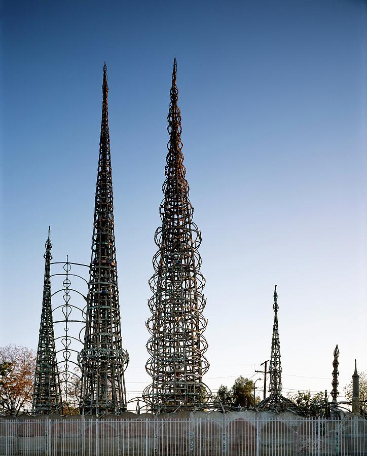 Watts Towers Photograph by Carol M. Highsmith Archive, Library Of Congress/science Photo Library