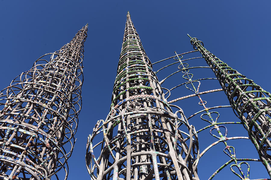 Watts Towers in Los Angeles Photograph by Carol M Highsmith