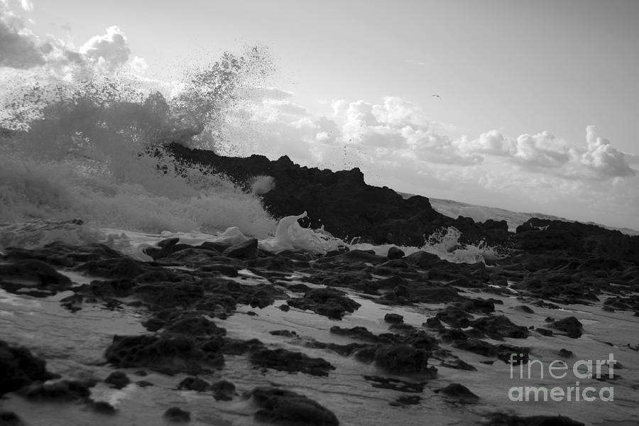 Nature Photograph - Wave Action by Darleen Stry