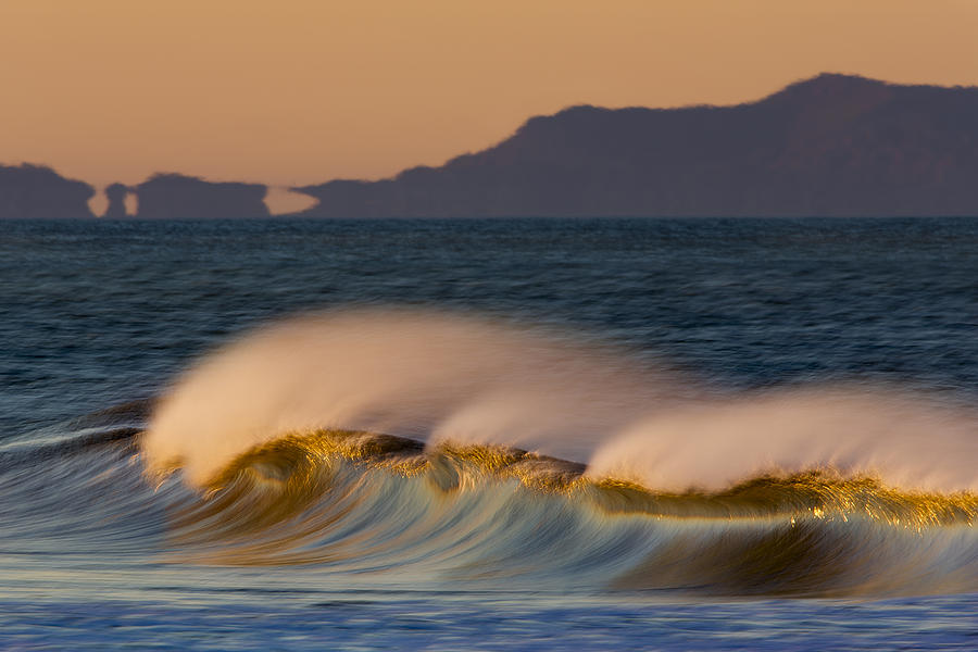Wave and Island 73A5281 Photograph by David Orias
