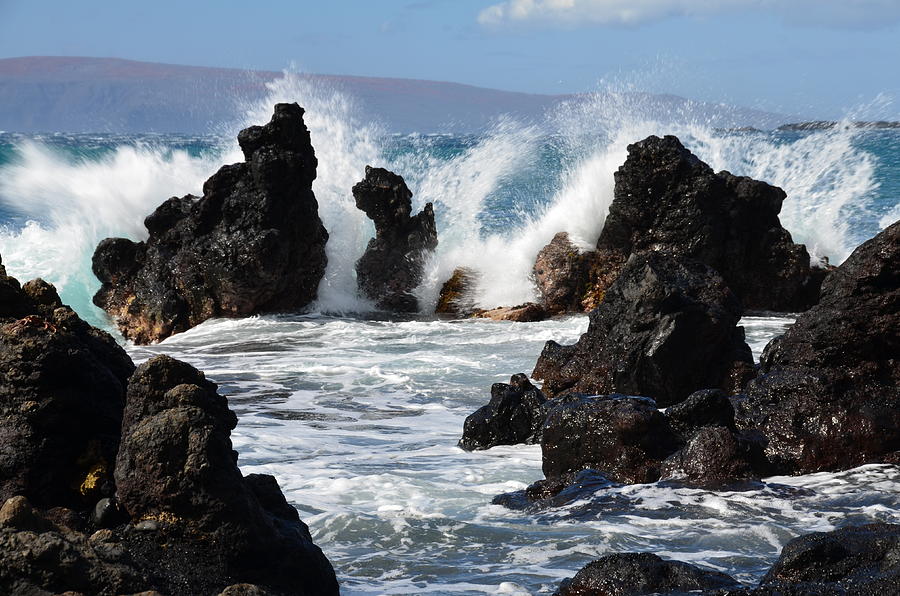 Wave Crash Maui Photograph By Michael Reis Pixels