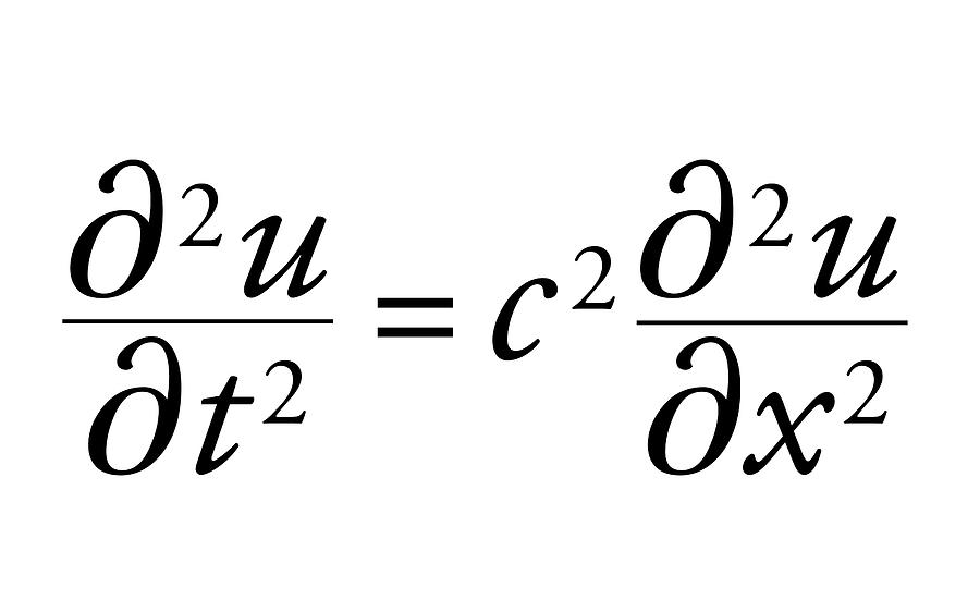 Wave Equation Photograph by Science Photo Library