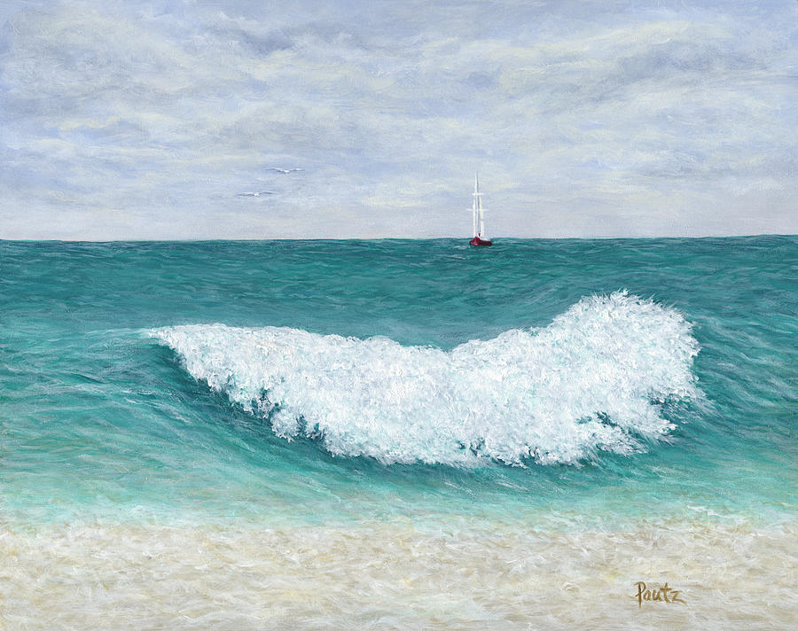 Wave Painting by Gay Pautz