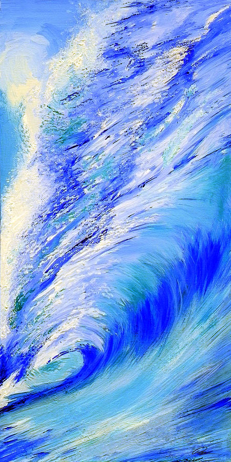Abstract Painting - Wave in Motion by Paul Miners