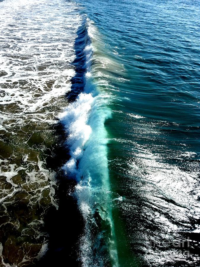 Wave Line Photograph by Fei A