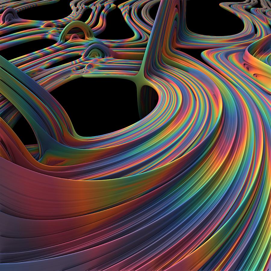Wave Digital Art by Lyle Hatch