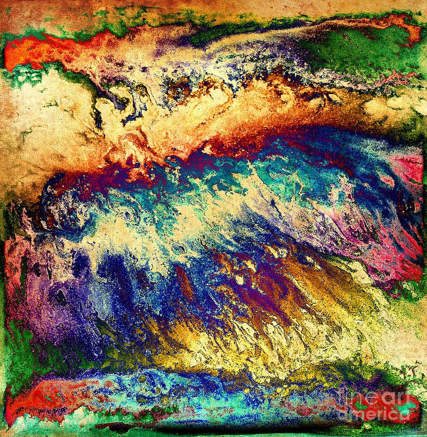 Wave of Color Digital Art by Patty Vicknair