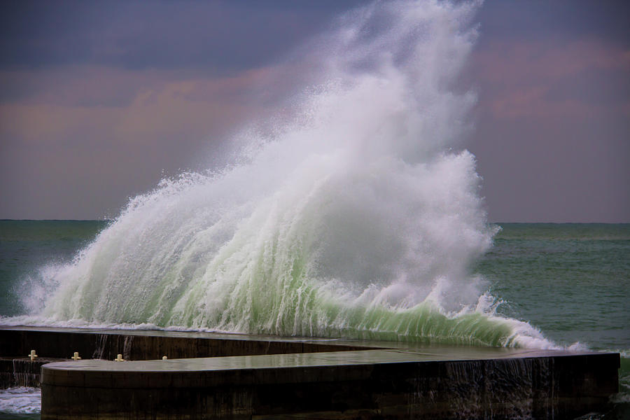 Wave On Beirut Corniche Photograph by Copyright Pascal Carrion Wave On Beirut Corniche Photograph by Copyright Pascal Carrion