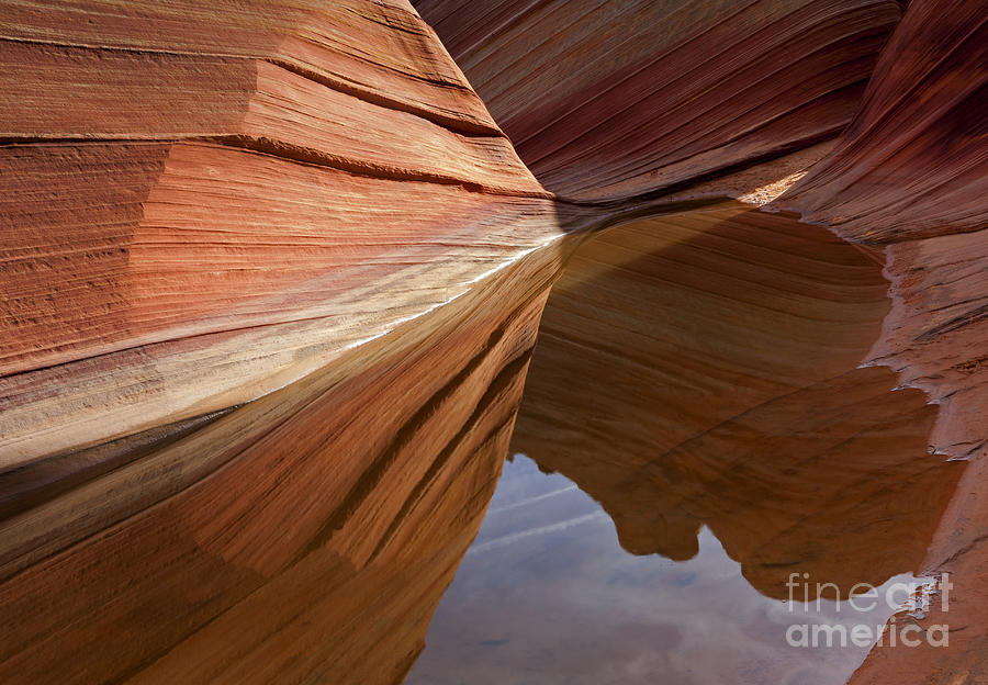 Desert Photograph - Wave Reflections by Michael Dawson