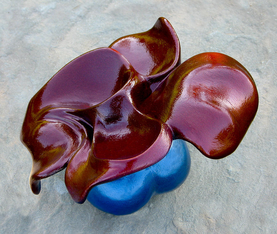 Abstract Sculpture - Wave Rose by Lonnie C Tapia