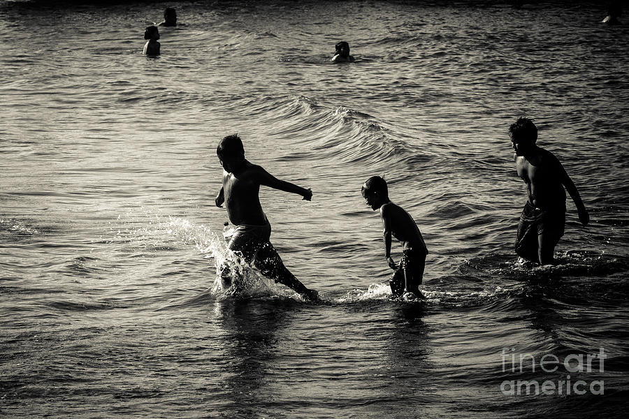 Sunset Photograph - Wave Runners by Soren Egeberg