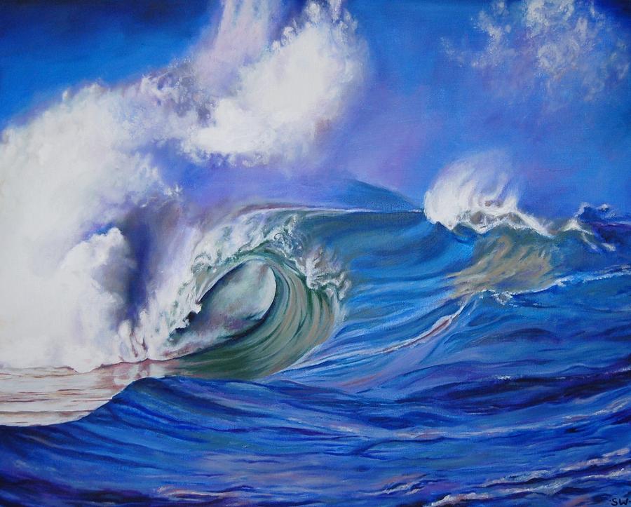Wave Painting - Wave by Sheri Wiseman