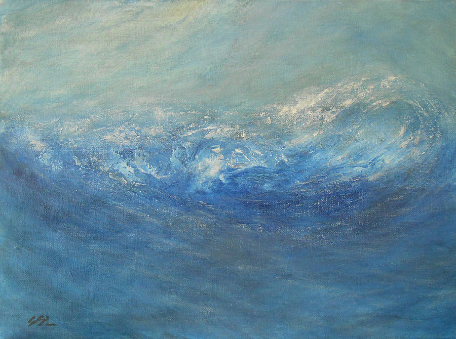 Wave Surge 2 Painting by Jane See