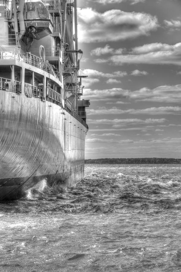Waves Along the Starboard Side Photograph by Glenn Woodell