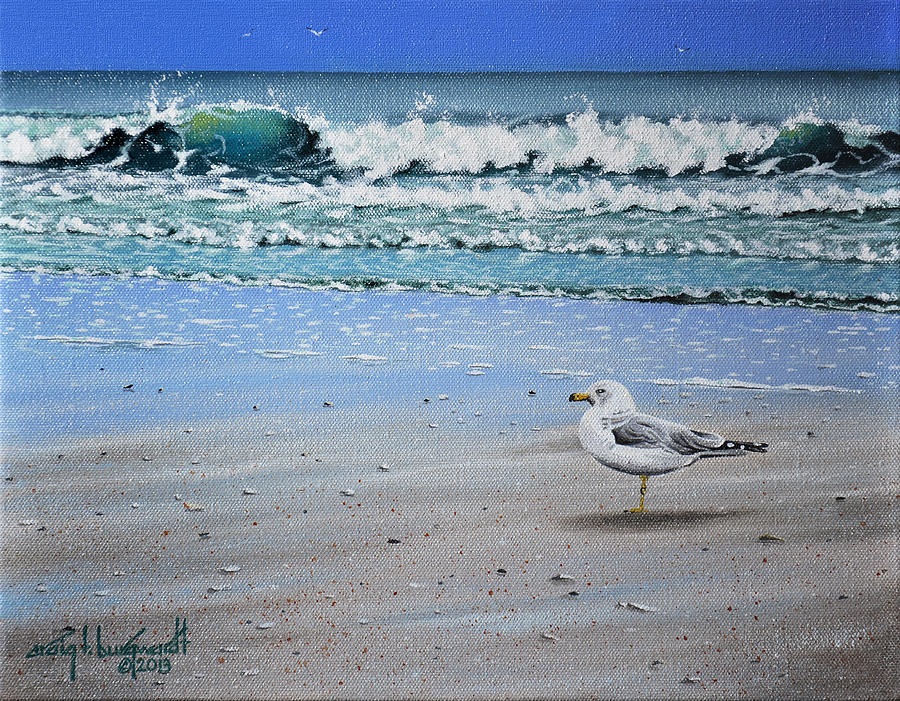 Waves and Rays Painting by Craig Burgwardt