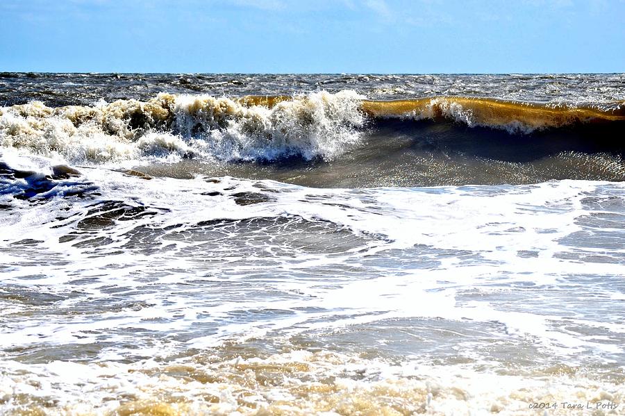 Waves at Tybee Photograph by Tara Potts