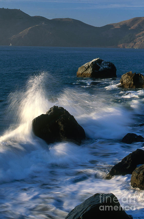 Waves Breaking On Shore Photograph by Jim Corwin