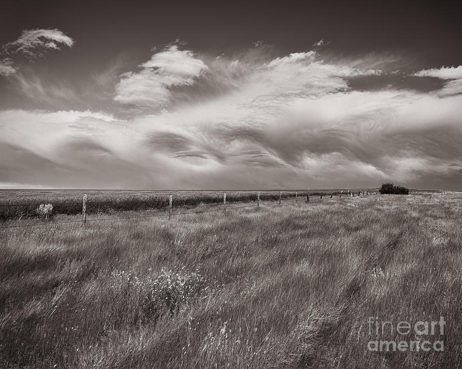 Waves Breaking Over The Prairies Photograph