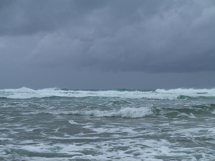 Waves Crashing At Sea Photograph by Dougal Waters