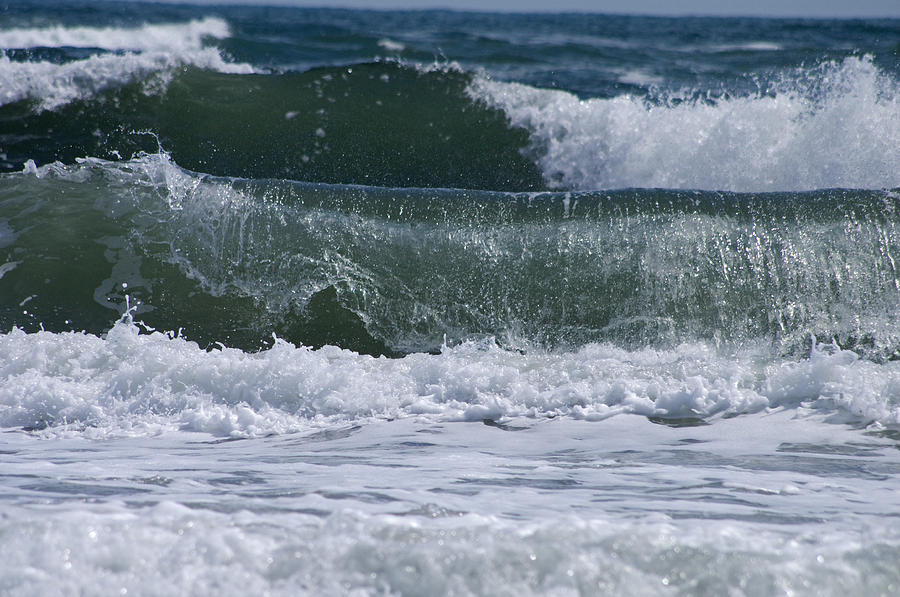 Waves Crashing Photograph by Greg Graham