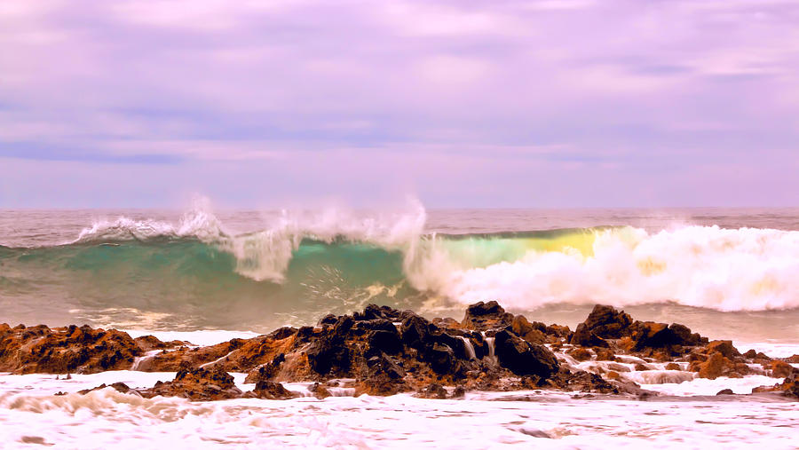 Waves Crashing Cape Perpetua Photograph by Athena Mckinzie