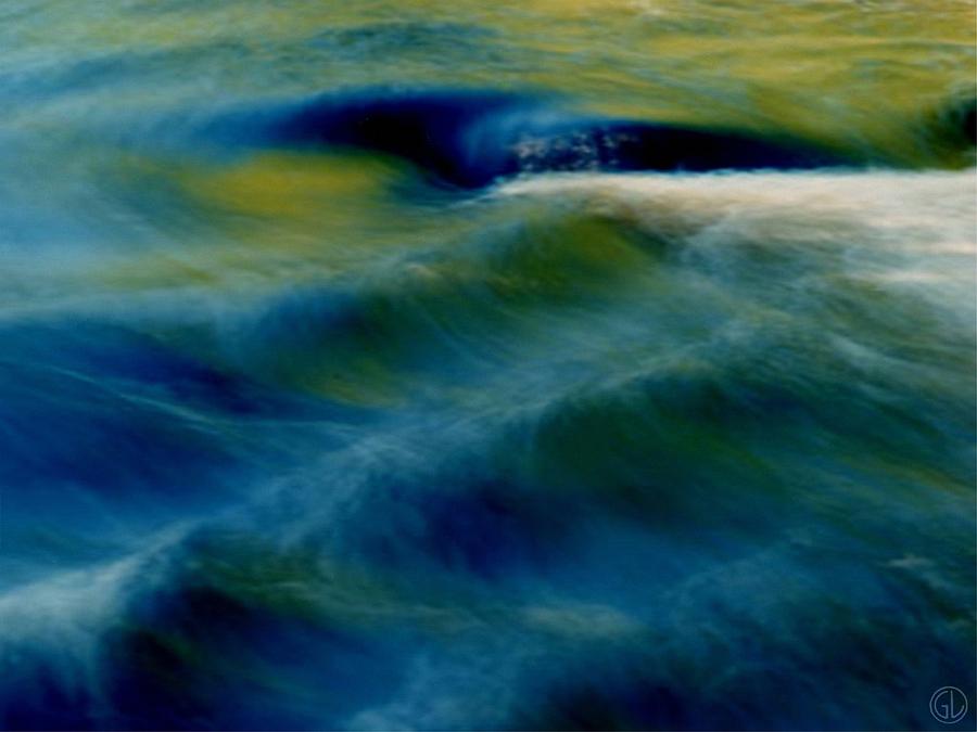 Abstract Digital Art - Waves by Gun Legler