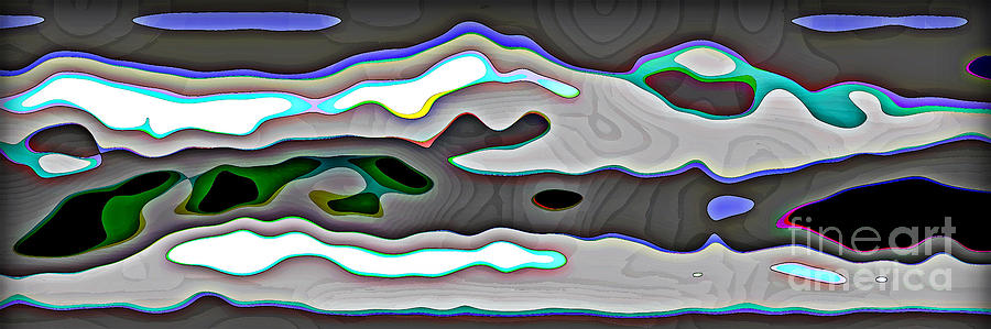 Waves in Abstraction Digital Art by Walt Foegelle
