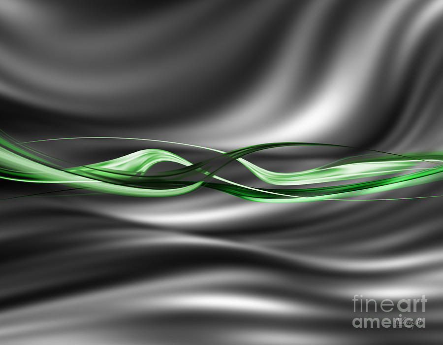 Waves in color 2 Digital Art by Johnny Hildingsson