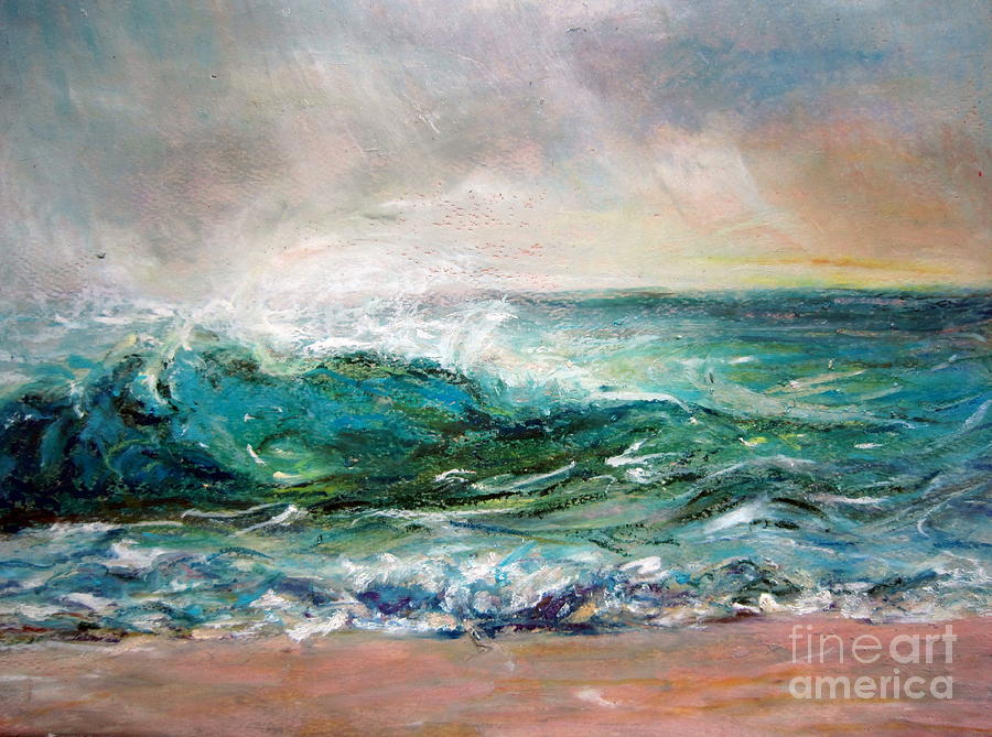 Waves Painting by Jieming Wang