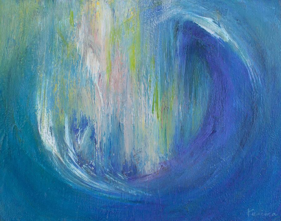 Abstract Painting - Waves by Kerima Swain