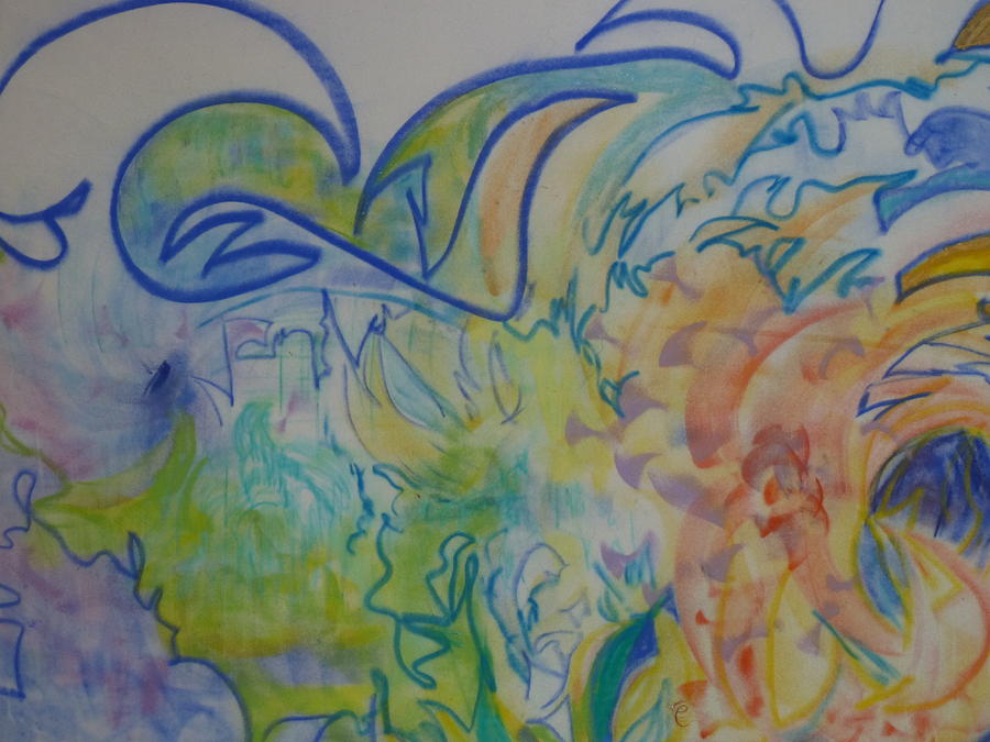 Pastel Painting - Waves of Change by Phoenix Simpson Pastel Painting - Waves of Change by Phoenix Simpson