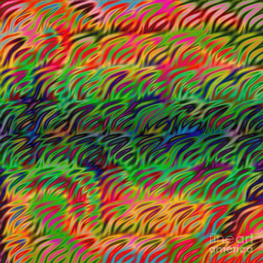 Waves Of Colour Digital Art by Susan Stevenson - Fine Art America